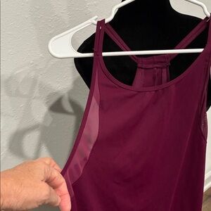 Women's Burgundy Tank Top